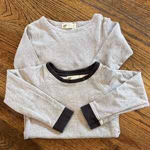 Monica and Andy bundle sweatshirt and ribbed long sleeve T-shirt size 3T